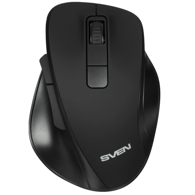 Беспроводная мышь Sven RX-525SW чёрная бесшумн. кл., 5+1кл. 600-1400DPI, Soft-touch, блист. SV-021849
