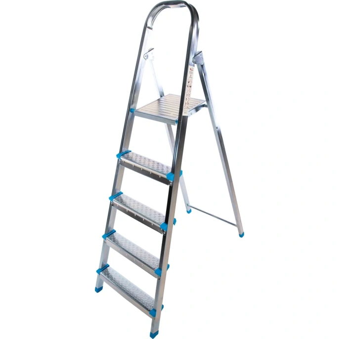 Стальная лестница-стремянка КУРС 5 ступеней 65327