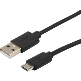 Кабель REXANT USB-A – micro USB, 1.8 м, ПВХ, черный 18-1164-2