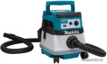 Пылесос Makita DVC867LZX4 (строительный, аккумулятор, регулировка мощности, сухая уборка, объем пылесборника: 8 л, мощность всасывания: 138.028 Вт /9.8 кПа, фильтр тонкой очистки)