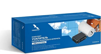 Усилитель сигнала Триколор TR-4G/Sat-kit многодиапазонная белый (046/91/00052373)