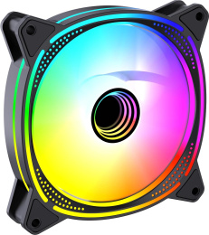 Вентилятор BLOODY BD-CF120ARGB6 120мм, 4-pin, 1600об/мин, 11 - 26 дБ, ARGB, черный, Ret [bd-cf120argb6-bk]