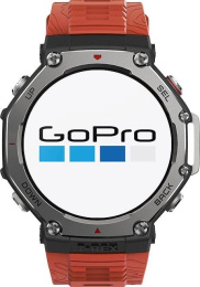 Смарт-часы AMAZFIT T-Rex 3 A2323,  48.5мм,  1.5",  красный/темно-серый [6970100374940]