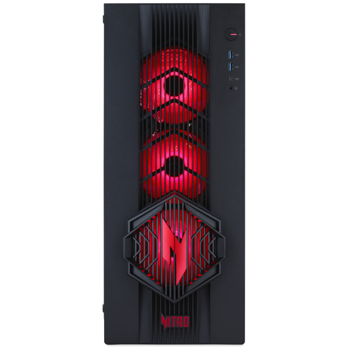 Настольный ПК Acer Nitro 70 N70X3D-100 AMD Ryzen 7 9800X3D/32Gb/SSD1Tb/RTX5070 12Gb/PSU 1200W/NoOS/Black (DG.E5ACD.007)