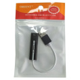 ORIENT AU-04PLB, Адаптер USB to Audio звуковая карта , jack 3.5 mm 4-pole для подключения телефонной гарнитуры к порту USB, кнопки: громкость +/-, играть/пауза/вперед/назад; Windows/Linux/MAC OS