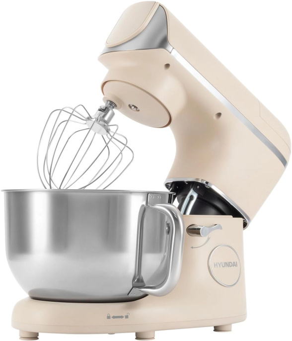 Кухонная машина Hyundai HYM-S9681 планетар.вращ. 1500Вт бежевый