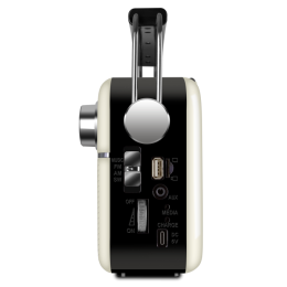 Радиоприемник SVEN АС SRP-505, белый 3 Вт,Bluetooth, FM/AM/SW, USB, microSD, AUX, встроенный аккумулятор SV-020439