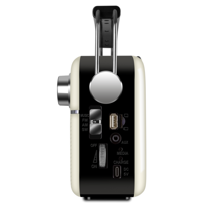 Радиоприемник SVEN АС SRP-505, белый 3 Вт,Bluetooth, FM/AM/SW, USB, microSD, AUX, встроенный аккумулятор SV-020439