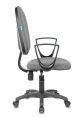 Кресло Бюрократ CH-1300N, ткань, до 120кг, пружинно-винтовой, серый
