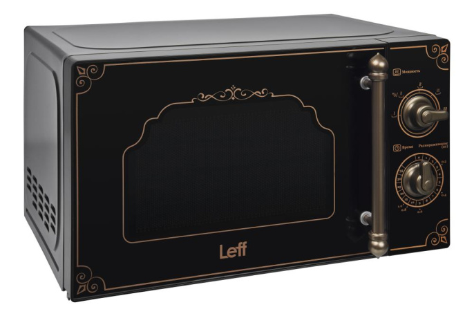 Микроволновая печь 20L SOLO BLACK 20MM729B 700W LEFF