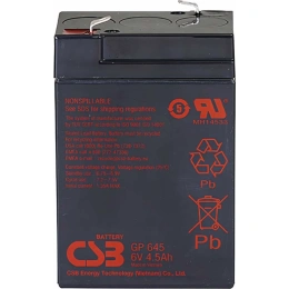 Аккумулятор для ИБП CSB GP645 6В, 4.5 Ач УТ-00001361