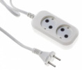 Сетевой удлинитель Buro BU-PSL2.5/W, 5м, белый