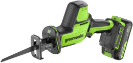 Сабельная пила Greenworks GPT-CRS-25 аккум. 1200507CUA