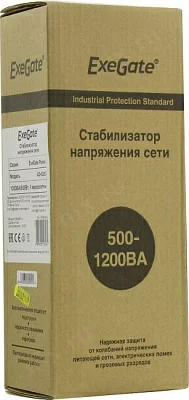 Стабилизатор Exegate Power AD5000-1000 EP285939RUS (вх.150-280V вых.220V±10% 1000VA 4 розетки Euro)