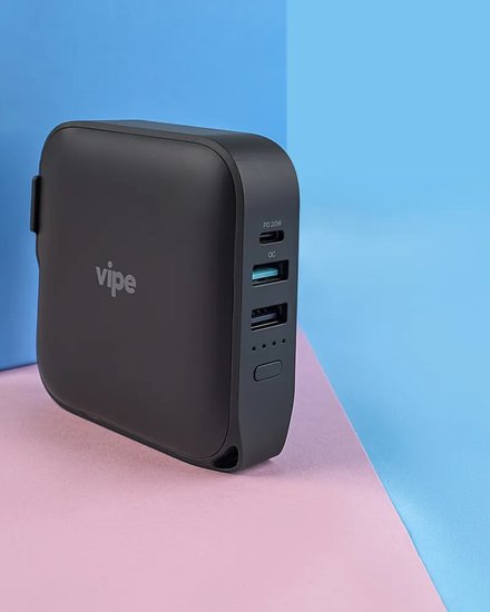 NONAME Зарядное устройство с функцией внешнего аккум, vipe 10000mAh, PD20W, 15W, черный VPTRCHPBBLK MF-PP
