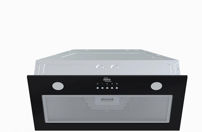 Встраиваемая вытяжка OASIS UNC-50B (FR), управление кнопочное, черный