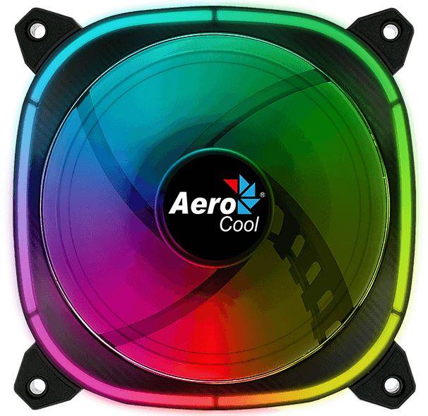 Вентилятор для корпуса AeroCool Astro 12 ARGB, 120мм, 1000rpm, 17.5 дБ, 6-pin, 1шт, Astro 12 ARGB