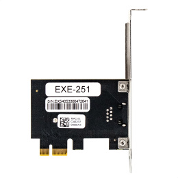 Сетевой адаптер ExeGate EXE-251 PCI-E x1 v2.0, 1xRJ45, UTP 100Mbps/1000Mbps/2.5Gbps RTL8125B (EX296212RUS)