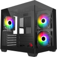 Корпус mATX BLOODY CC-121, Mini-Tower, без БП,  черный [cc-121-bk]