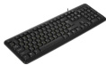 Клавиатура ExeGate Professional Standard LY-331L2-OEM USB, полноразмерная, влагозащищенная, 104кл., Enter большой, длина кабеля 2,2м, черная, brown box EX279939RUS