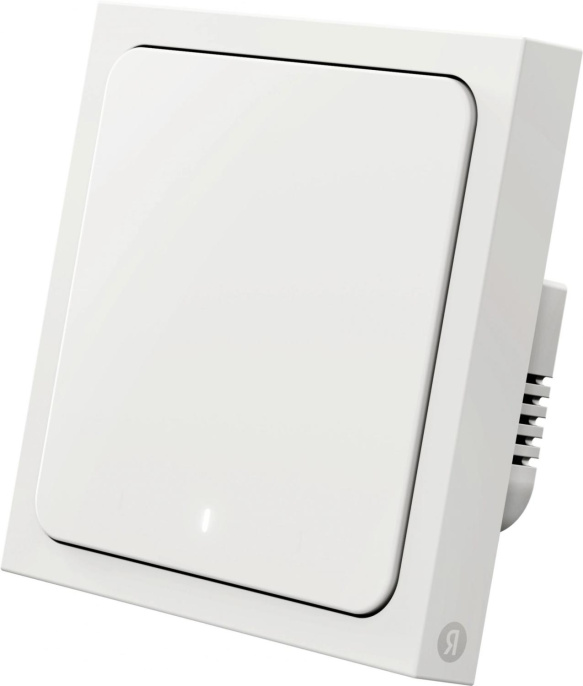 Умный диммер ЯНДЕКС YNDX-00530, одноклавишный, белый