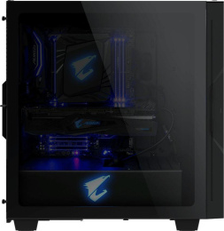 Корпус ATX Gigabyte AORUS C300 GB-AC300G, Midi-Tower, без БП,  черный [9bac300g-00-10]