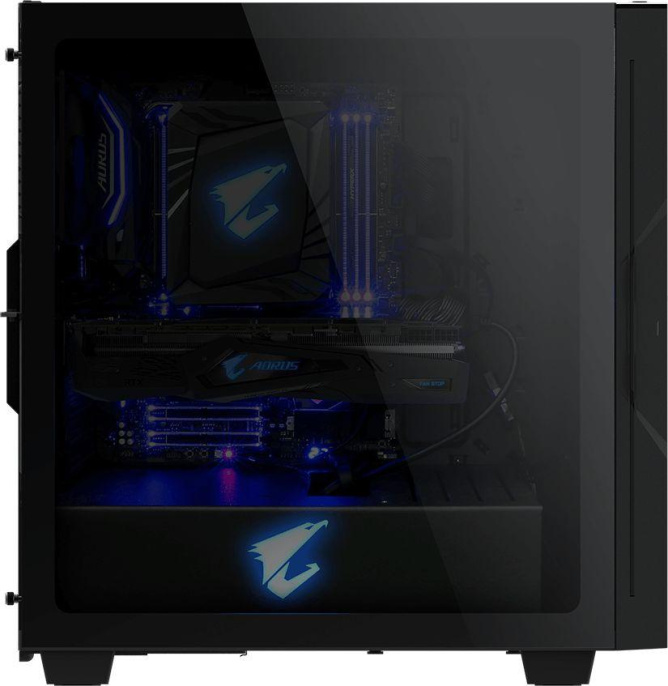 Корпус ATX Gigabyte AORUS C300 GB-AC300G, Midi-Tower, без БП,  черный [9bac300g-00-10]