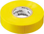 Изолента ПВХ 15мм (рул.20м) желт. NIT-B15-20/Y Navigator 71105NAVIGATOR
