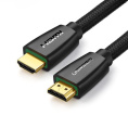 Кабель UGREEN HD118-40408 HDMI 2.0 to HDMI 2.0, 4K@60Hz, в нейлоновой оплётке, 1m, Black