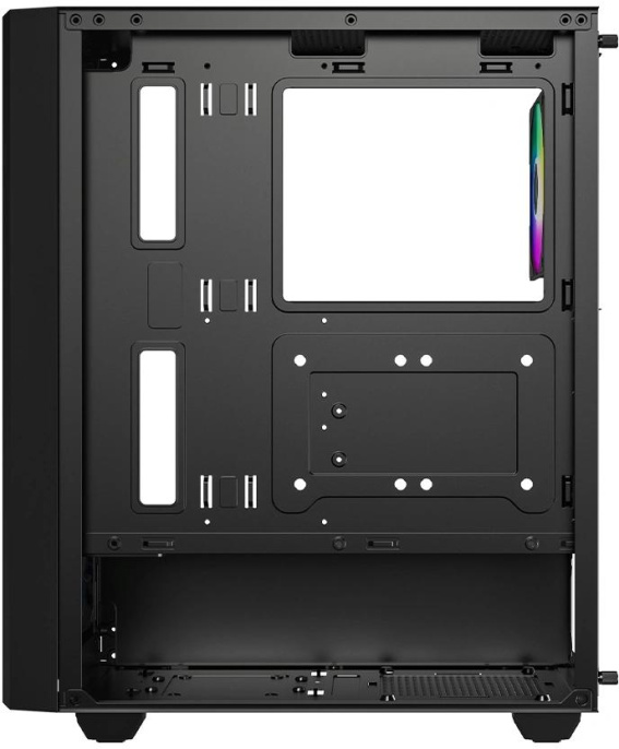 Корпус ID-Cooling Ware 310 черный без БП ATX 6x120mm 2xUSB2.0 1xUSB3.0 audio bott PSU WARE 310 ARGB