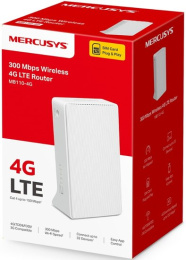 4G Wi-Fi роутер Mercusys MB110-4G 802.11n (Wi-Fi 4), 2.4 ГГц, до 300 Mbps, WAN, 2xFast LAN