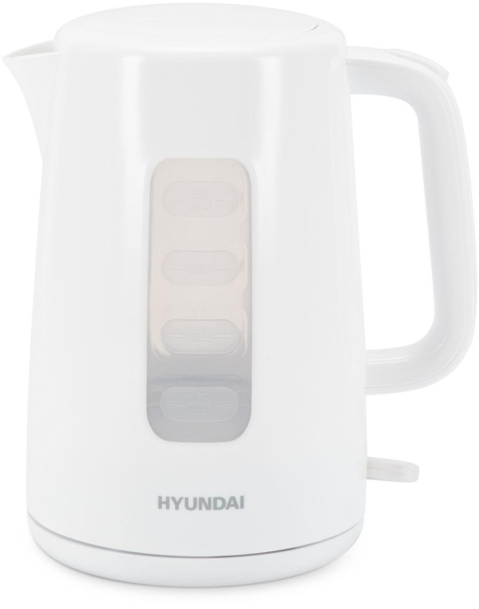 Чайник электрический Hyundai HYK-P3501 2.5л. 2200Вт белый корпус: пластик