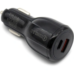 автомобильное зарядное устройство Вымпел USB (1Type-C +1USB, PD+QC3.0) 9210