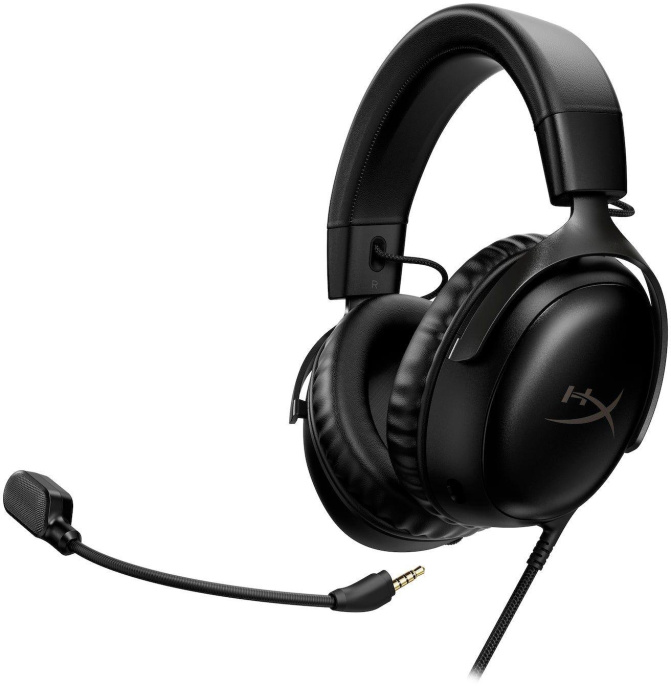 Наушники с микрофоном HyperX Cloud III черный 1.2м мониторные оголовье 727A8AA