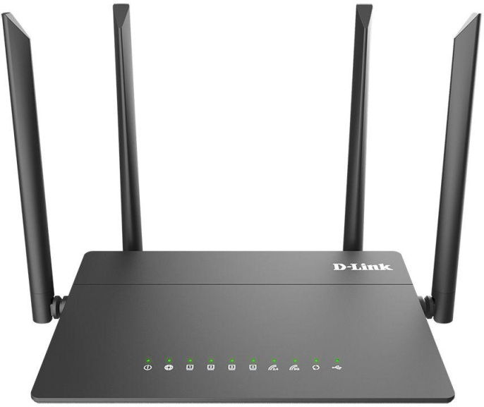 Wi-Fi роутер D-Link DIR-815/RU/R4A,  Wi-Fi 5,  AC1200,  2.4/5ГГц, 4 LAN,  1xUSB, черный