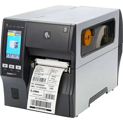 Принтер этикеток Zebra TT Printer ZT411; 4", 203 dpi, Euro and UK cord, Serial, USB, 10/100 Ethernet, Bluetooth 4.1/MFi, USB Host, RFID UHF Encoder: Rest of World (ROW), EZPL
