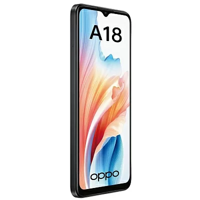 Смартфон OPPO A18 CPH2591 4+128Gb Черный (CPH2591 Black 4+128)