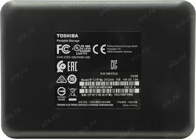 Накопитель Toshiba Canvio Advance HDTCA10EG3AA Green USB3.0 2.5" HDD 1Tb EXT (RTL)