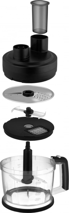 Блендер Rondell RDE-1307,  погружной,  черный/серебристый