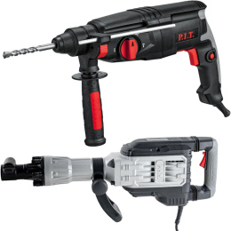 Промо-набор P.I.T. GSH65-C3 + PBH26-C6 отбойный молоток GSH65-C3 + перфоратор PBH26-C6 в подарок