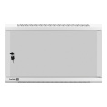 Шкаф телекоммуникационный 19" настенный 6U ExeGate EC-WM-6U.600.M.GREY (19”, 6U, 600x600x370mm (ШхГхВ), передняя дверь металл, съемные боковые панели, пыле- и влагозащита IP23, светло-серый RAL 7035) EX298612RUS