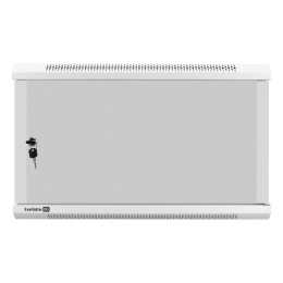 Шкаф телекоммуникационный 19" настенный 6U ExeGate EC-WM-6U.600.M.GREY (19”, 6U, 600x600x370mm (ШхГхВ), передняя дверь металл, съемные боковые панели, пыле- и влагозащита IP23, светло-серый RAL 7035) EX298612RUS