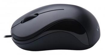 Мышь проводная Oklick 115S, оптическая, USB, 1200dpi, черный [711636]