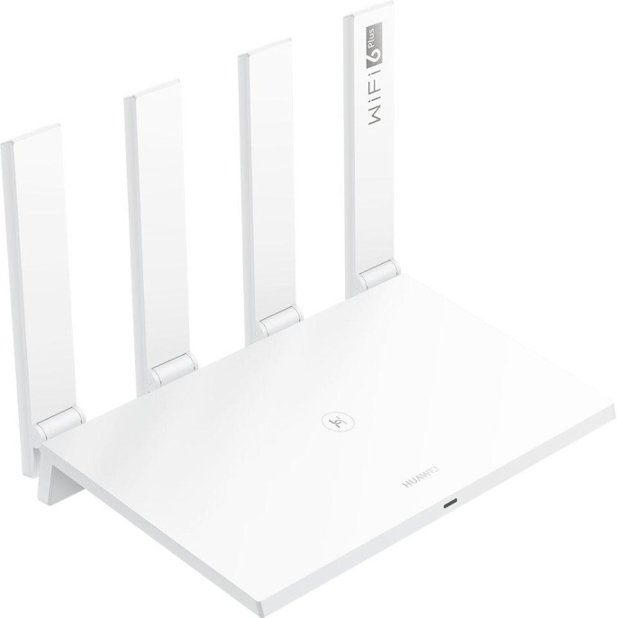 Wi-Fi роутер Huawei WiFi AX3 WS7100, Wi-Fi 6, AX3000, 2.4/5ГГц, 3 LAN, белый [53030adu]