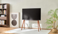 Подставка для телевизора Cactus CS-ST3646BKWN черный/орех 49"-75" макс.40кг напольный
