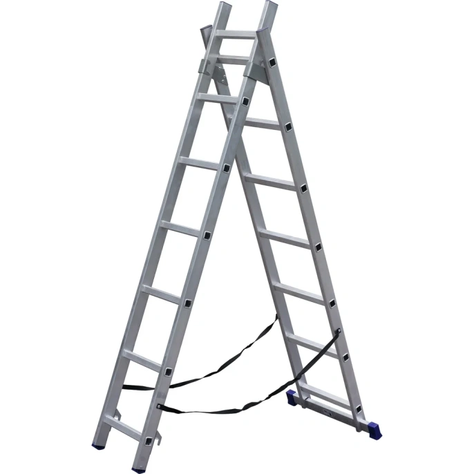 Двухсекционная алюминиевая лестница SMARTY 2х7 SN011-207