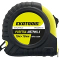 Рулетка EKOTOOLS Метрик-5 10 м, 18 мм, обрезиненный корпус 6111509