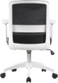 Кресло Cactus CS-WMC333-BK, сетка/ткань, до 100кг, фиксированные подлокотники,  черный