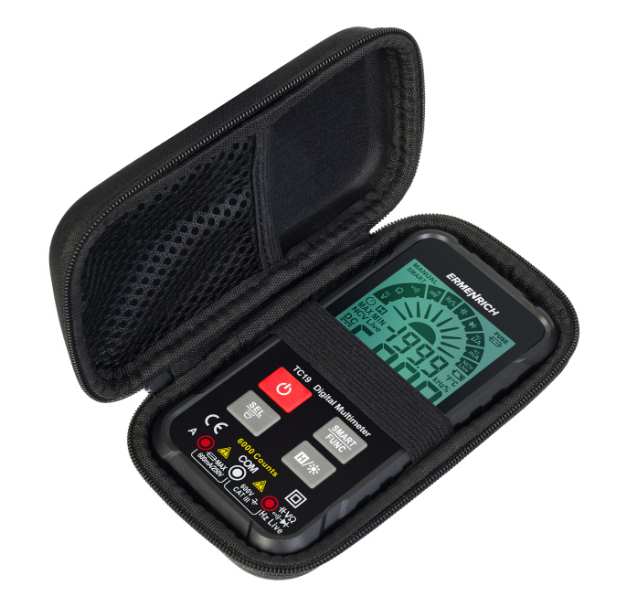 Мультиметр цифровой ERMENRICH Zing TC19, автоматический [82984]