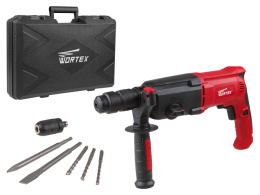 Перфоратор WORTEX RH 2427 X в чем. + 2 зубила, 3 сверла RH2427X1111